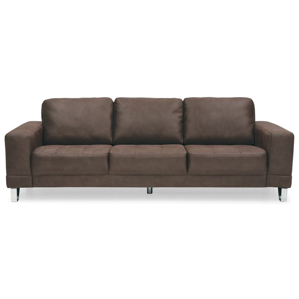 Palliser Seattle 77625 01 Contemporary Track Arm Sofa Novello